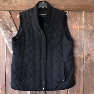 Weatherproof black vest